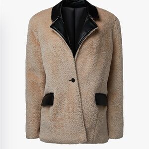 WeWoreWhat Tan and Black Blazer